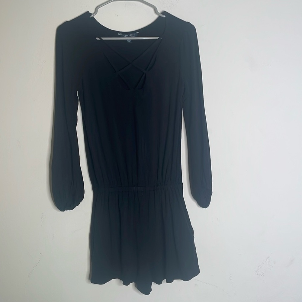 American Eagle soft and sexy XS black romper​